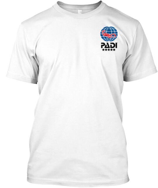 Футболка Padi Scuba Shack Сделано в США Размеры от S до 5XL