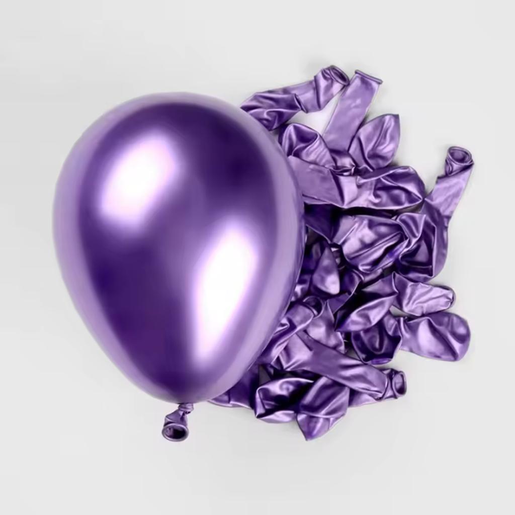 5/10inch 20/40pcs Metallic balloon set, birthdays, themed parties, pre wedding parties, graduation ceremony decoration balloons