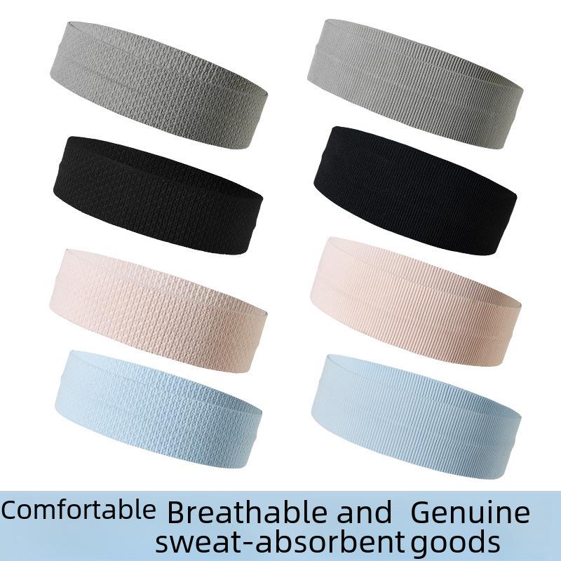 Унисекс-повязка на голову с вышивкой, впитывающая пот, для занятий спортом, бега, фитнеса и йоги