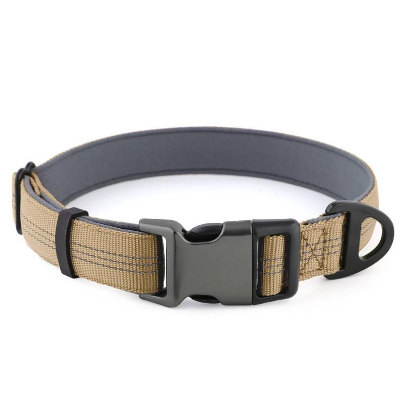 Reflective Dog Collar Small Medium Large Dogs Soft Neoprene Lined Nylon Pet Breathable Cute Puppy