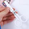 with Cover for Paper Stainless Steel Student Office Scissor White Tiny Scissors Scissor White Color