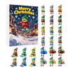 Seasonal Advent Calendar Resist Frog Design 24-Day Countdown Festive Family Activity Calendar Festive Atmosphere Enhancer