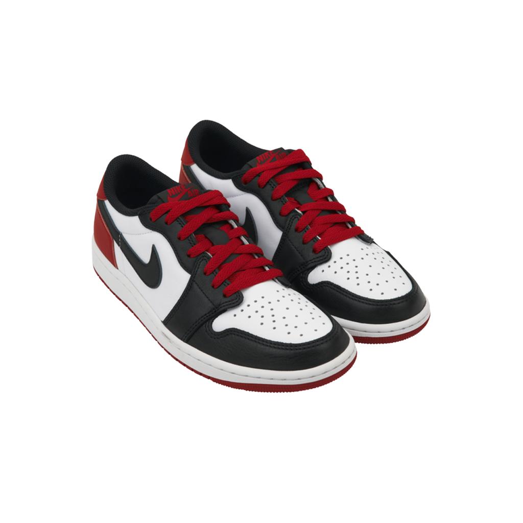 Кроссовки унисекс Air Jordan 1 Retro Low OG с черным носком, белый университетский красный CZ0790-106
