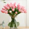 6Pcs Lifelike Artificial Decoration Tulip Flower Bouquet Home for Party Garden