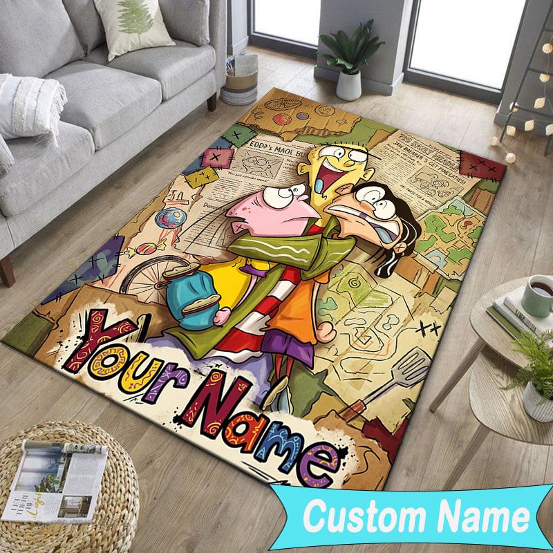 Custom NameEd Eddy Mystery Carpet, Indoor Rug, Chair Rug, Living Rooms, Doormat Made From Polyester Home Decor Birthday Christmas Gifts
