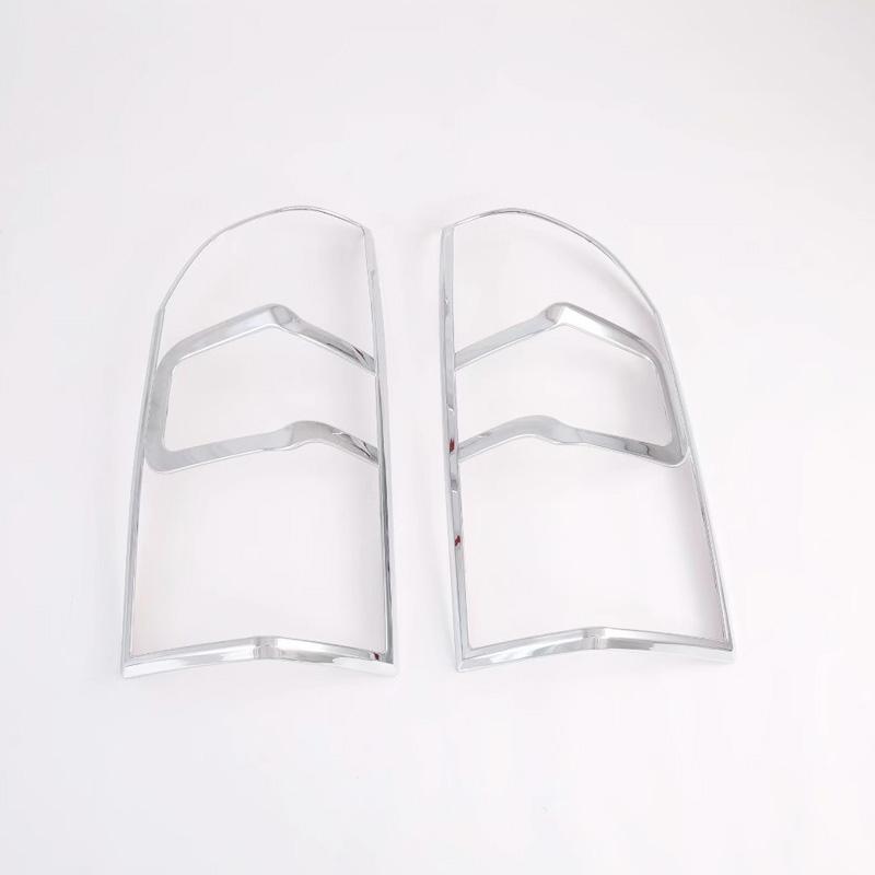 For Nissan Patrol Y61 Super Safari 8/2004-12/2009 Chrome Silver Car Tail Lamp Side Taillight Cover Trim Bezel 2005 2006