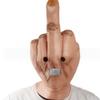 Popular Middle Finger Latex Mask, Funny Headgear, Customizable with Label, Quality Inspection Included