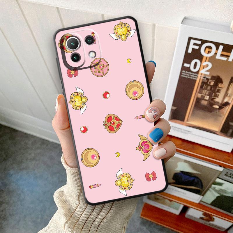 Чехол для телефона Xiaomi Mi 9T 10T 11T 12X 11 Lite 9 SE 10 5G A2 Lite 12 Note 10 Pro 10S силиконовый чехол милый волшебная палочка луна Funda