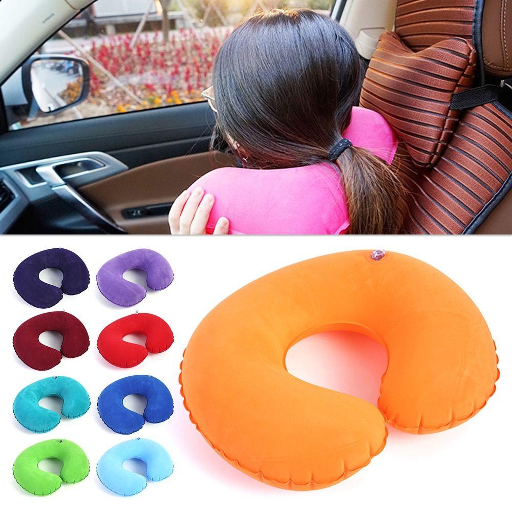 Travel Inflatable Neck Support Neck Cushion Neck Pillow Sleeping Pillow Office Nap Soft Pillow