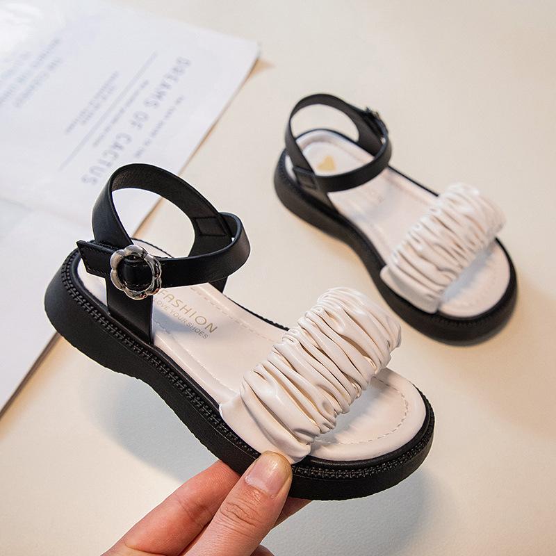 Детские летние сандалии мягкая подошва нескользящие дезодорирующие спортивные для детей среднего и старшего возраста для малышей детские для мальчиков и девочек пляжная обувь с перфорацией