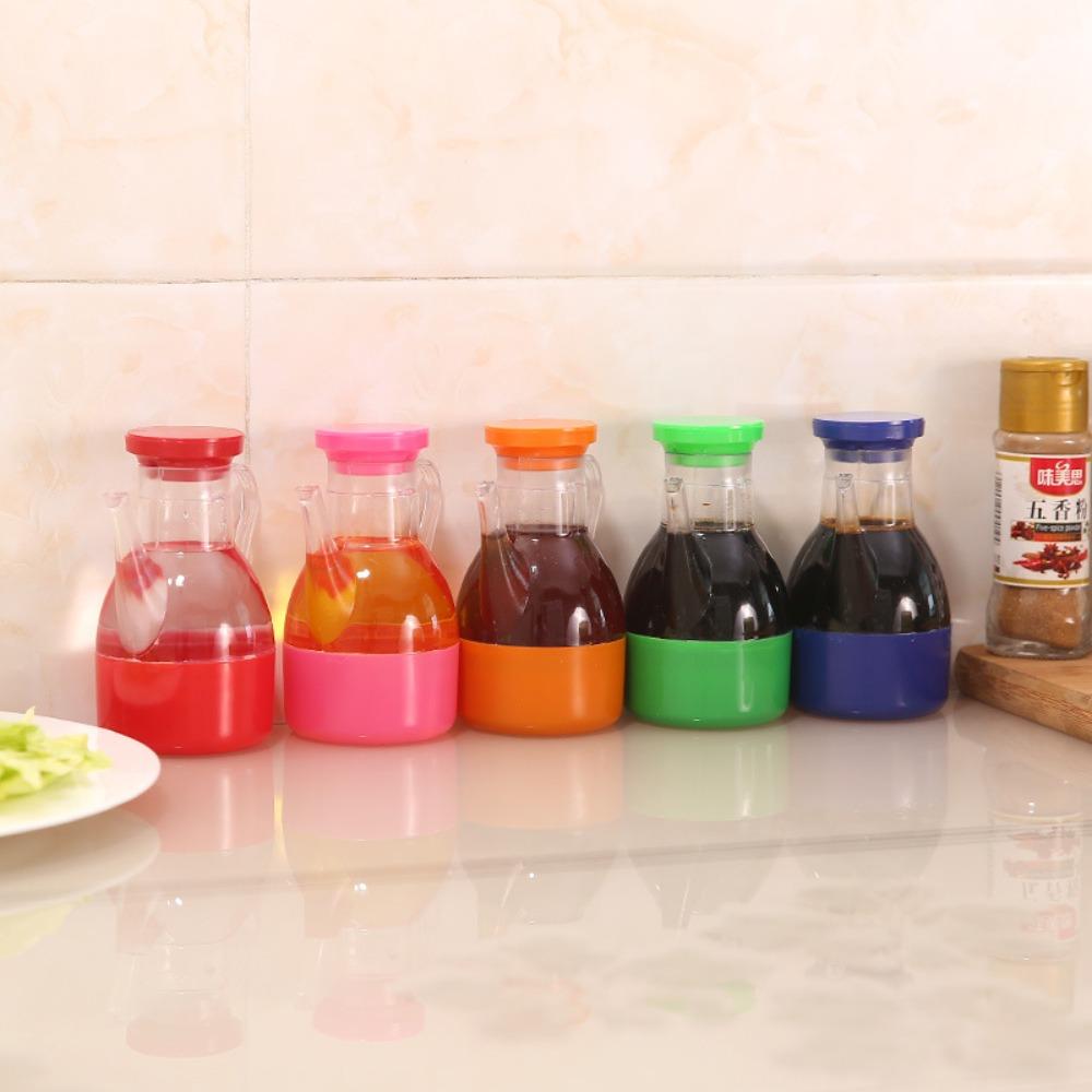 with Handle Oil Dispenser Leakproof Vinegar Bottle Household Transparent Gravy Boats Dining Table
