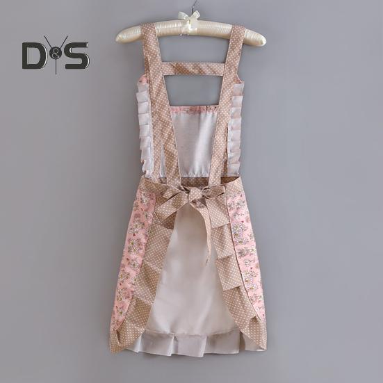 Портативный фартук для выпечки с карманным мягким женским модным садовым фартуком