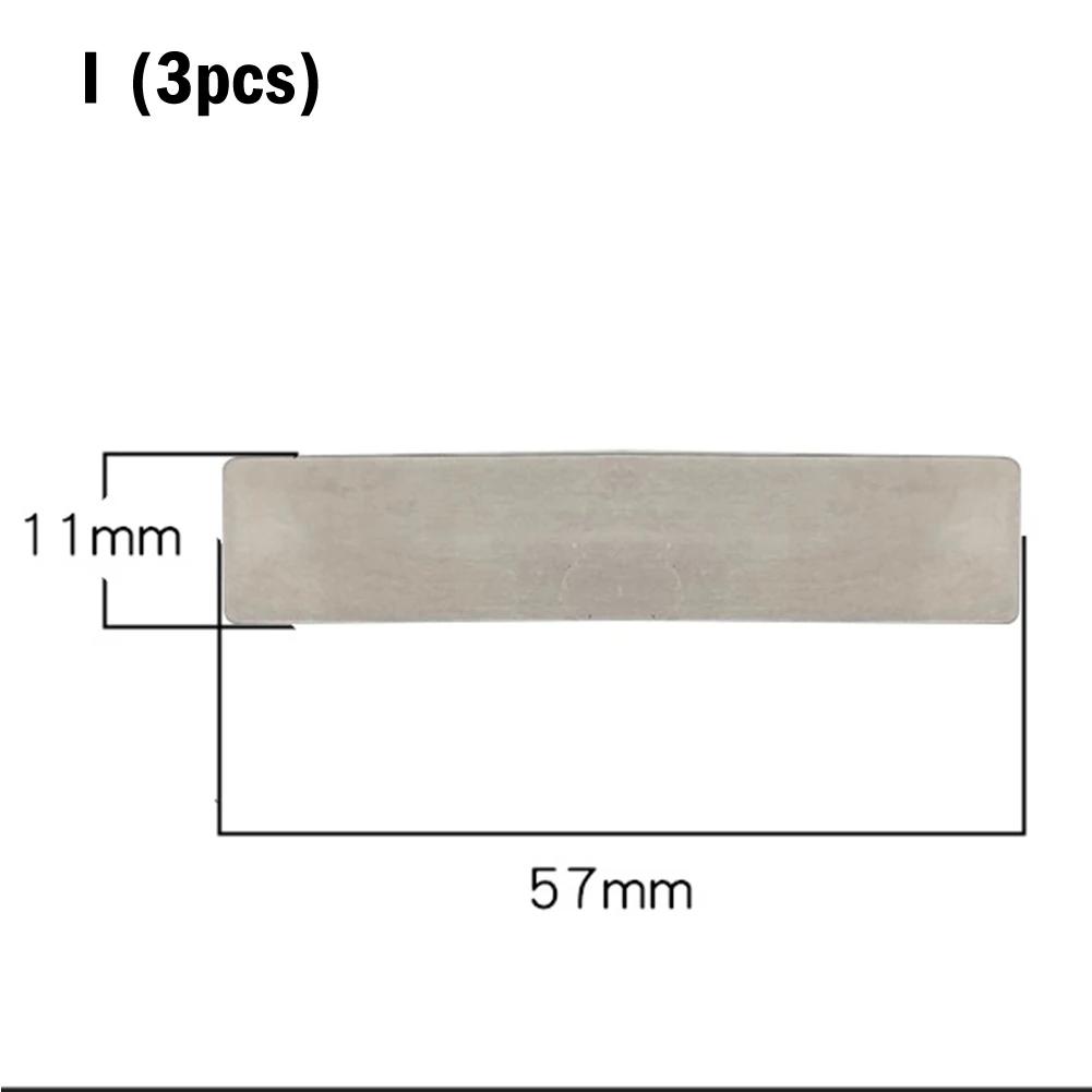 3Pcs Plate Valve Plate Air Tools Pump Head Gasket Silent Metal Oil Free Air Compressor Cylinder Head Valve Plate Iron Sheet