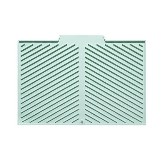 Силиконовый коврик для сушки посуды для кухонной столешницы, быстросохнущий, термостойкий, подставка для кастрюль, силиконовый коврик, нескользящая подкладка для защиты разделочной доски