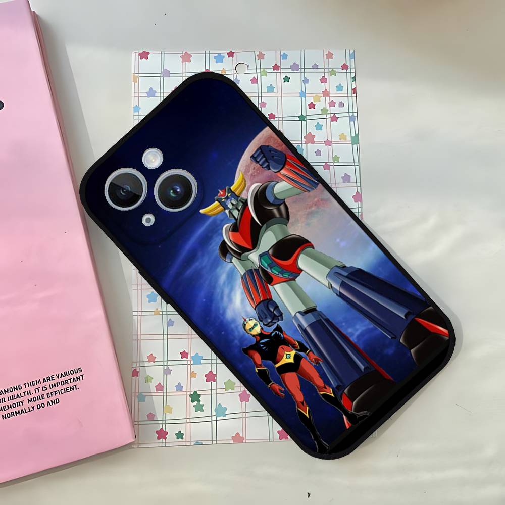 Чехол для телефона UFO Robot G-Goldoraks Черный корпус Для iPhone 17/16/15/13/14 Pro Max/ 11Plus/X/Xr/Xs Max/12mini Совместимые модели