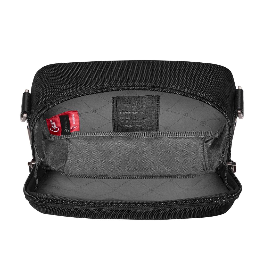 Victorinox Мифическая компактная сумка кроссбоди через плечо с премиальной черной сумкой, ручкой-мультитулом, характеристики, 3 л, [Код товара 653454]