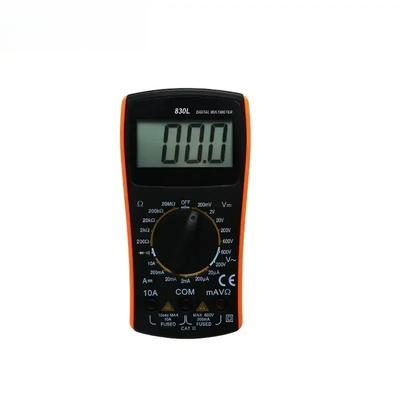 Цифровой мультиметр VC830L Тестер Портативный тестер напряжения AC/DC Измеритель 2000 отсчетов Ручной диапазон Большой экран