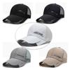 Бейсбольная кепка Trucker Snapback Mesh изогнутая мужская женская летняя шляпа от солнца