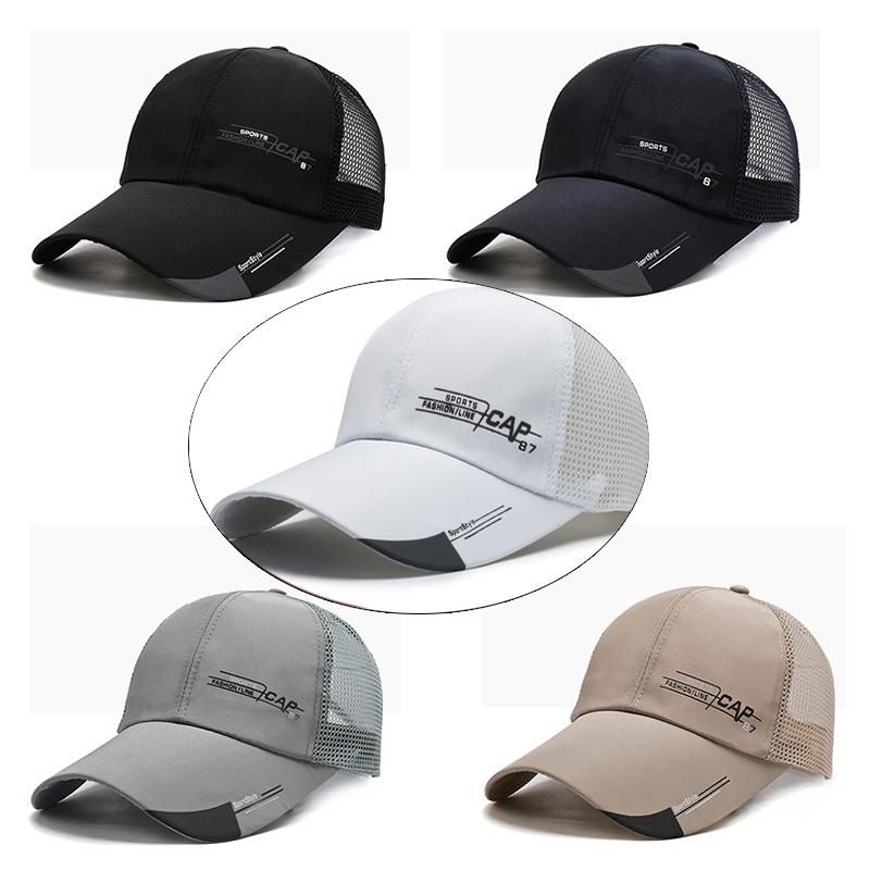 Бейсбольная кепка Trucker Snapback Mesh изогнутая мужская женская летняя шляпа от солнца