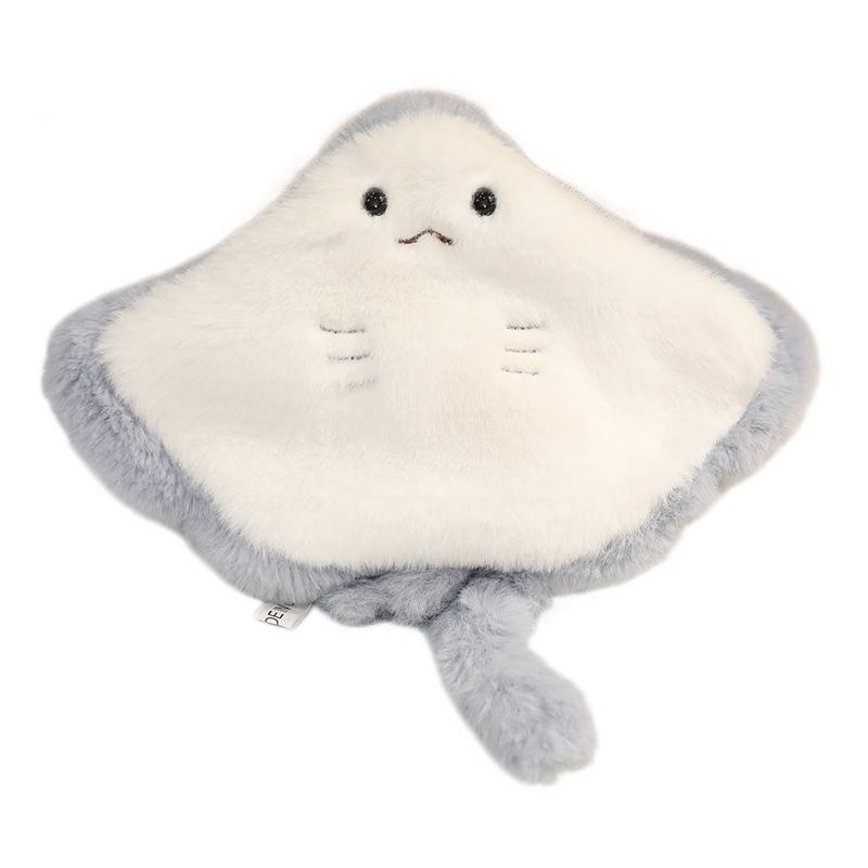 Cute Sea Animal Plush Toys Set - Manta Ray Dolphin Seal Octopus Seahorse Crab Clownfish Stuffed Dolls for Kids Funny Room Decor