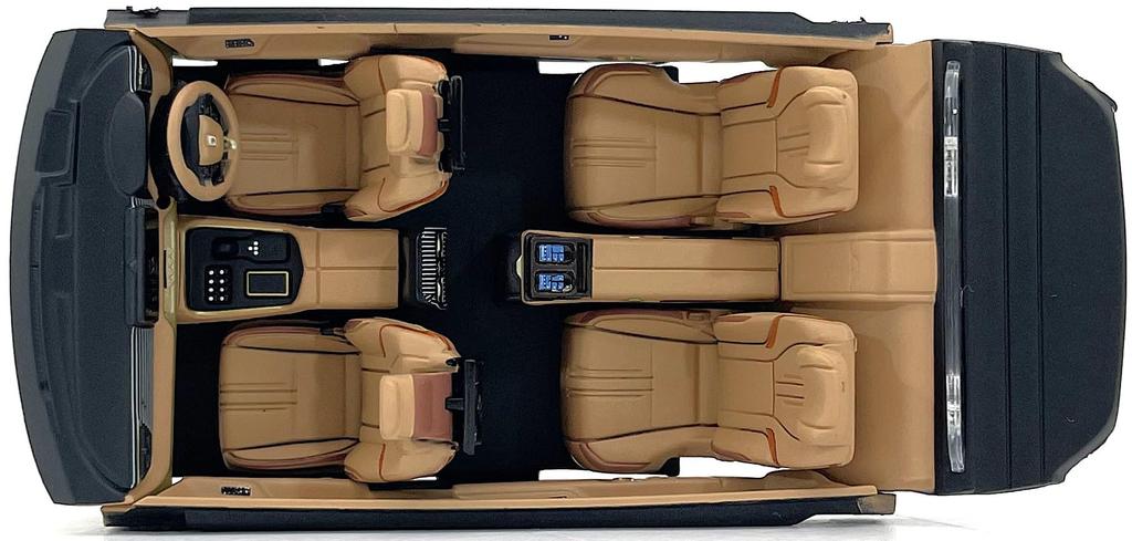 Kyosho Original Масштаб Toyota Century с готовой KS03926GS 1/43 (Реймей) (Серый/Серебристый) Средне-коричневый салон, Модель,