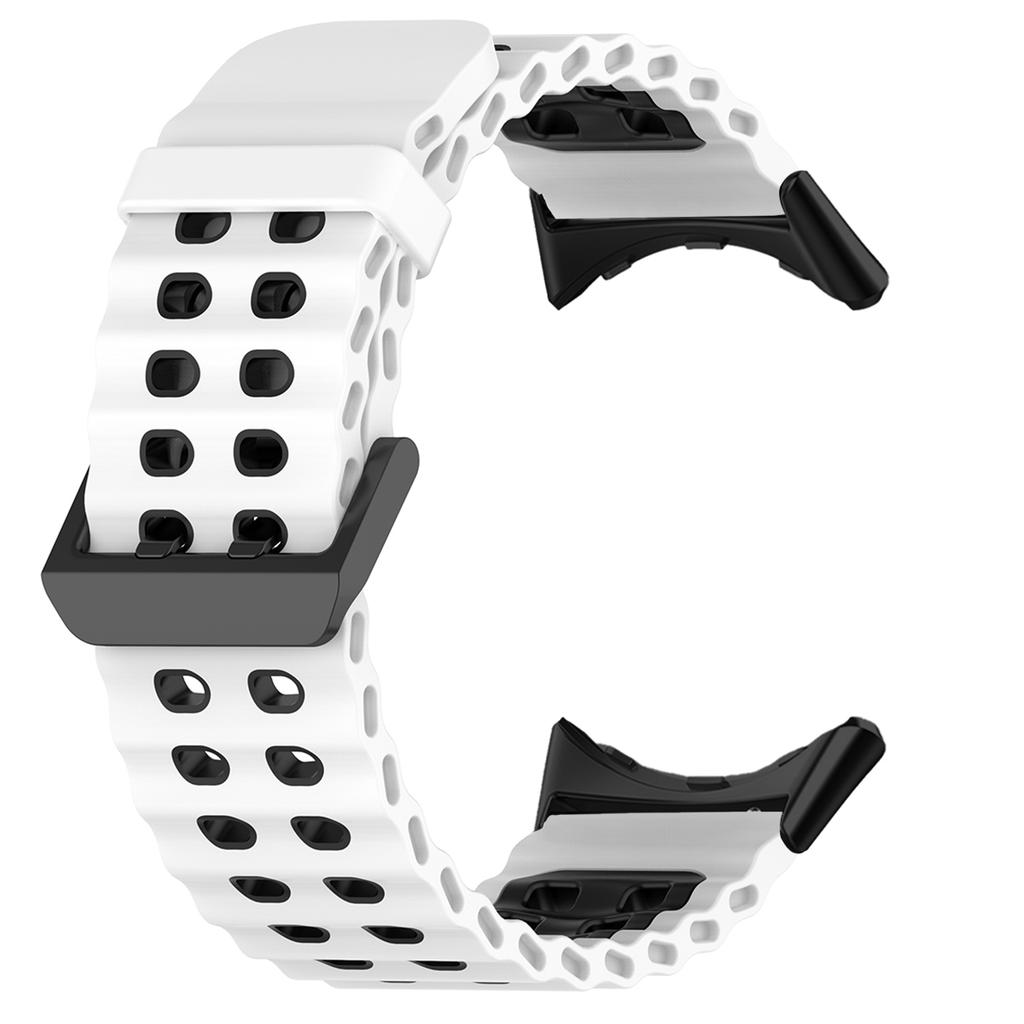 Морской океанический ремешок для Google Pixel Watch 4/3 45 мм Двухцветный силиконовый ремешок для Pixel Watch 3/4 45 мм Дышащий спортивный браслет