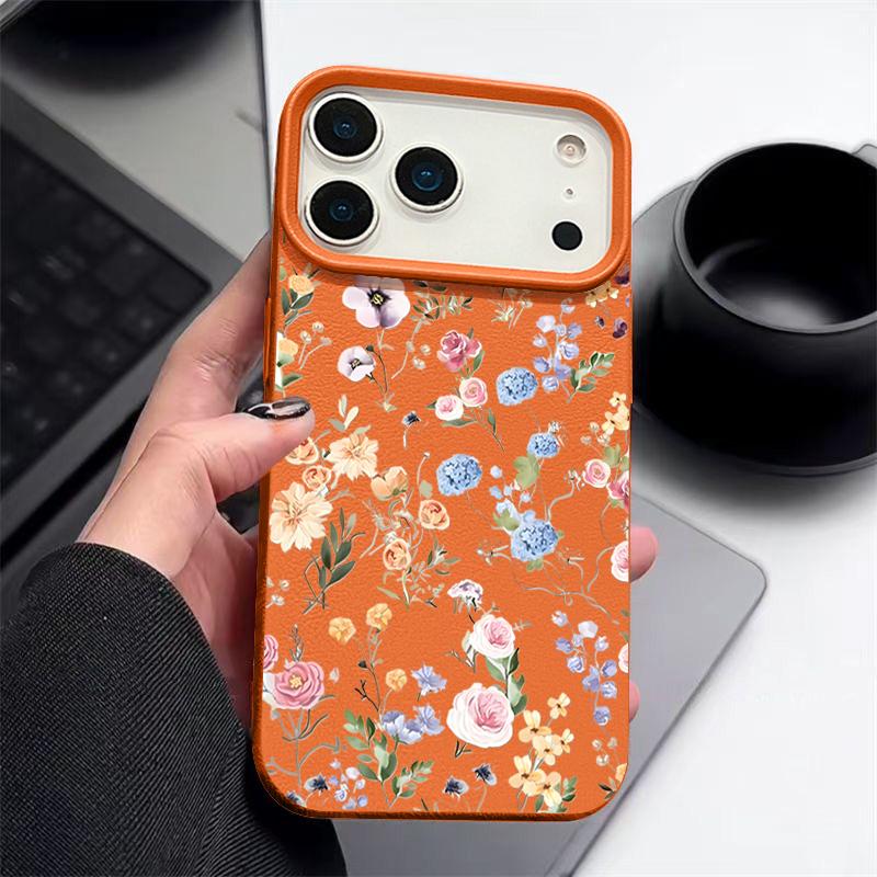 Чехол для iPhone 17 Pro Max Винтажный цветочный узор ТПУ силиконовый мягкий чехол Funda для iPhone 16 Pro Max 15 14 13 12 11 16e Air