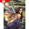Diamond Painting Fairy Diamond Mosaic Full Layout Girls Diamond Embroidery Nature Picture