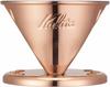 Kalita High thermal conductivity copper coffee dripper for 1 to 2 people Cu101 Made in Japan Drip equipment for one two one two coffee wedding 60th