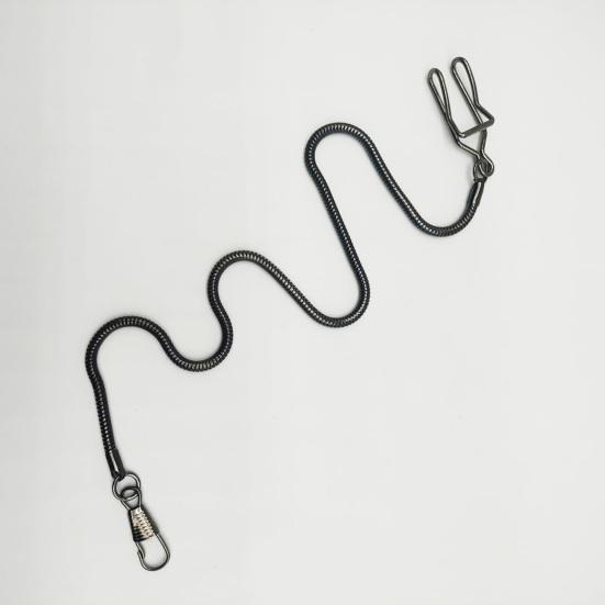 Мужская карманная часы Змеиная цепь Прочная Легкая Винтажный сплав Зажимная цепочка для карманных часов Модные ювелирные изделия Запасная деталь