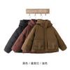 Thickened short cotton-padded clothes women's new hooded loose and thin fashion winter bread clothes cotton clothes