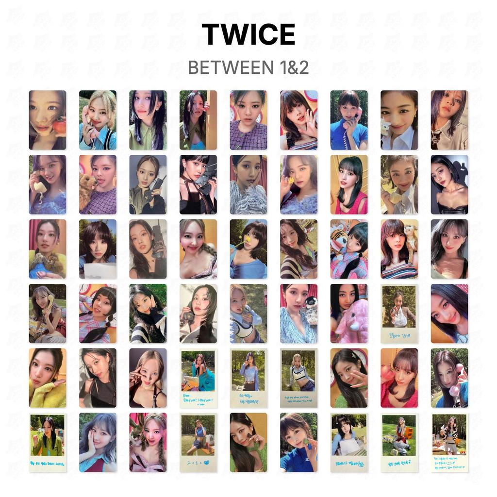 Twice Официальная фотокарточка BETWEEN 1&2