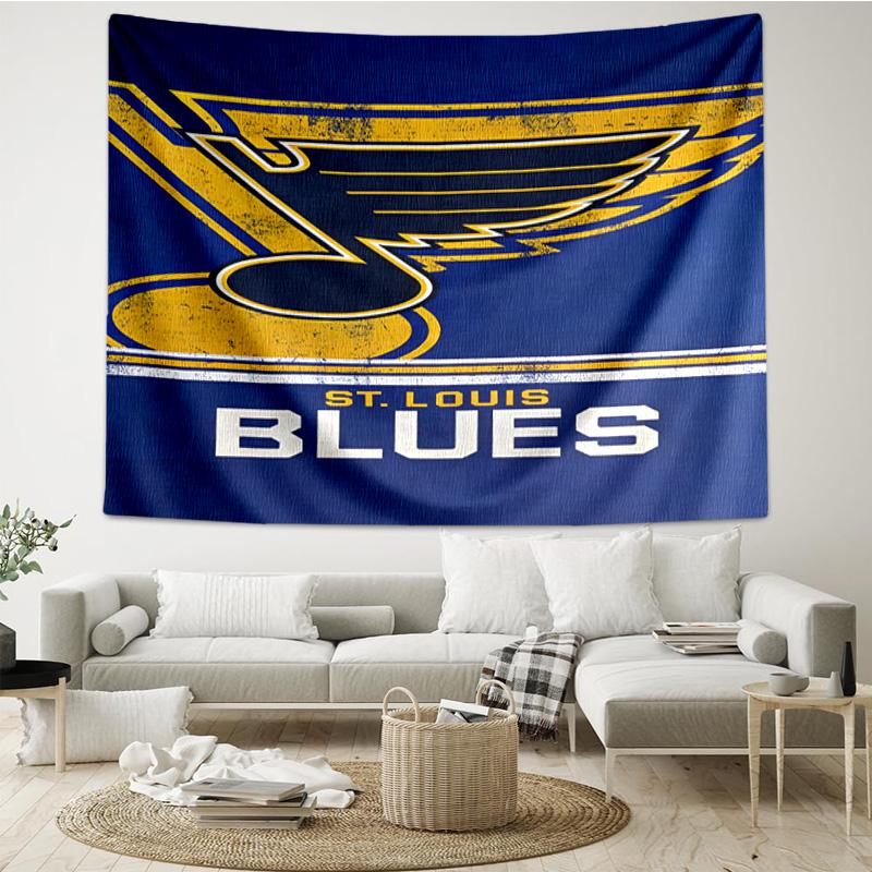 1PC Blues Louis Crest Tapestry Accessories Playroom Tapestry, for Bedroom,Livingroom, dormitory Room Wall Decor Fan Birthday Gifts