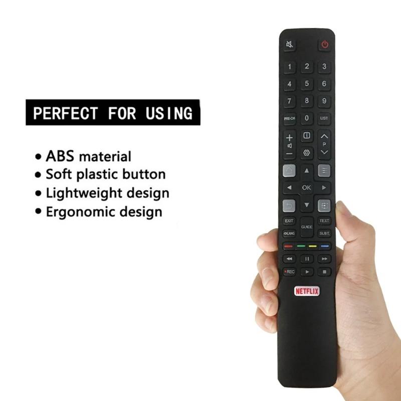 Universal Replacement FOR TCL TV Remote Control RC802N For TCL Smart TV Remote Control 4K LCD LED TV with NETFLIX Button