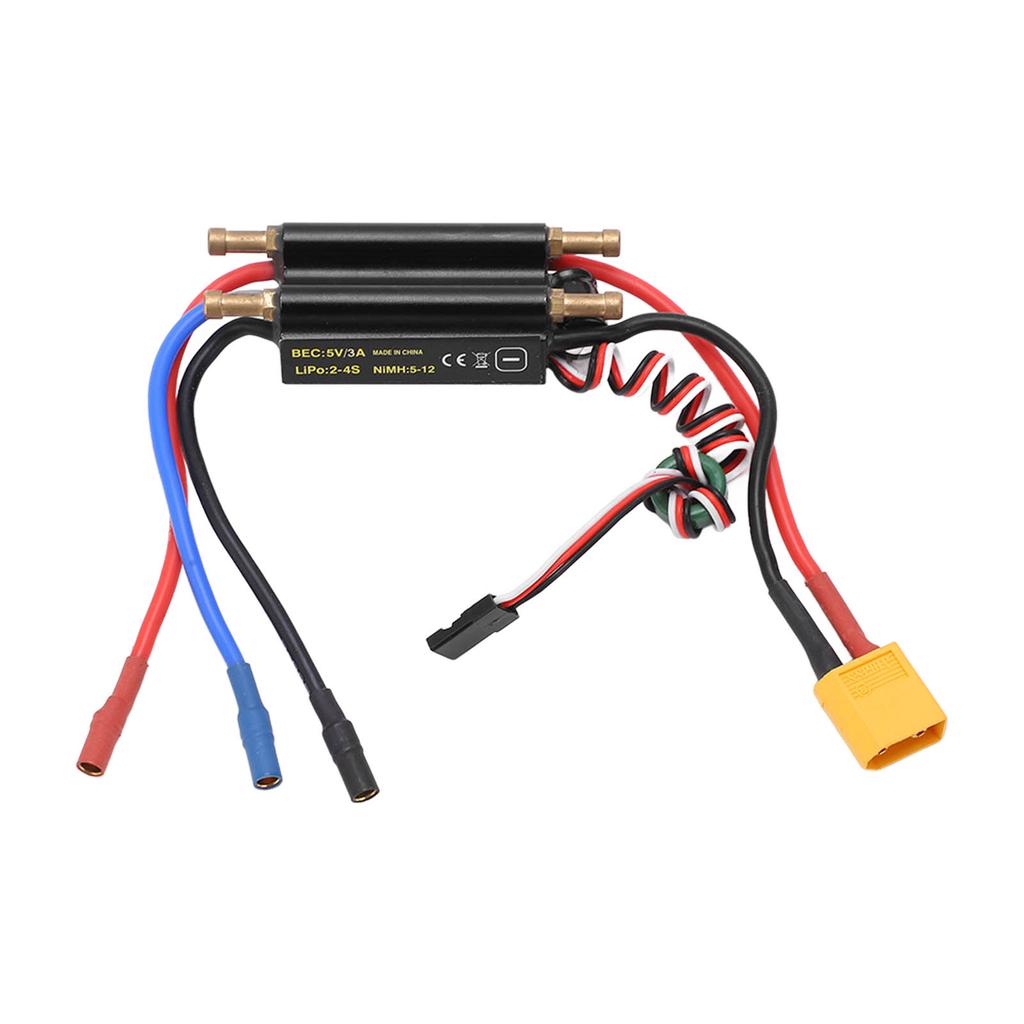 30A RC Boat Waterproof Brushless ESC 2?4S Electric Speed Controller for 450mm Boat Model
