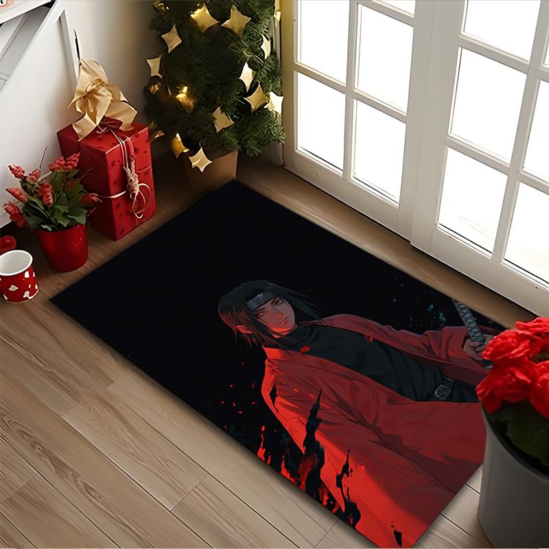 naruto Carpet, Non-slip Office Chair Rug, Digital Print Home Area Rug, Unique Festival Decorations