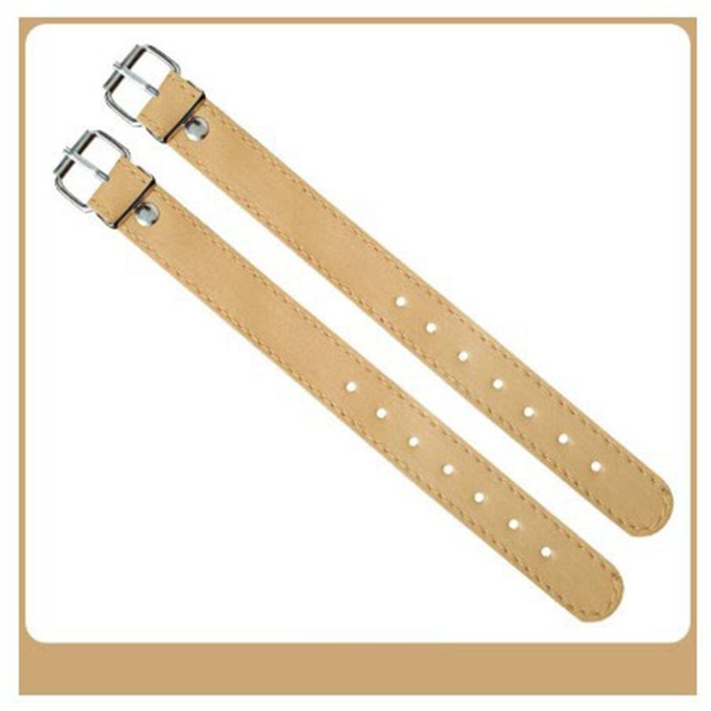 1pair Leather Cargo Rattan Baskets Replacement Children's Bicycle Buckle Belt  Hardware Accessories