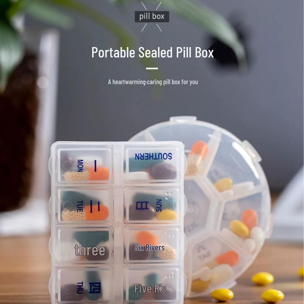 Специальное предложение для новых пользователей: Портативный мини-органайзер для таблеток для путешествий