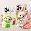 For iPhone 15 Pro A2848 A3101 Case Fashion Cartoon Print Soft Silicone Cover For iPhone 15Pro A3102 A3104 Phone Shell Bumper