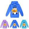 Adorable Kids Jeffy Print Hoodie Soft And Comfortable Long Sleeve Sports Shirt