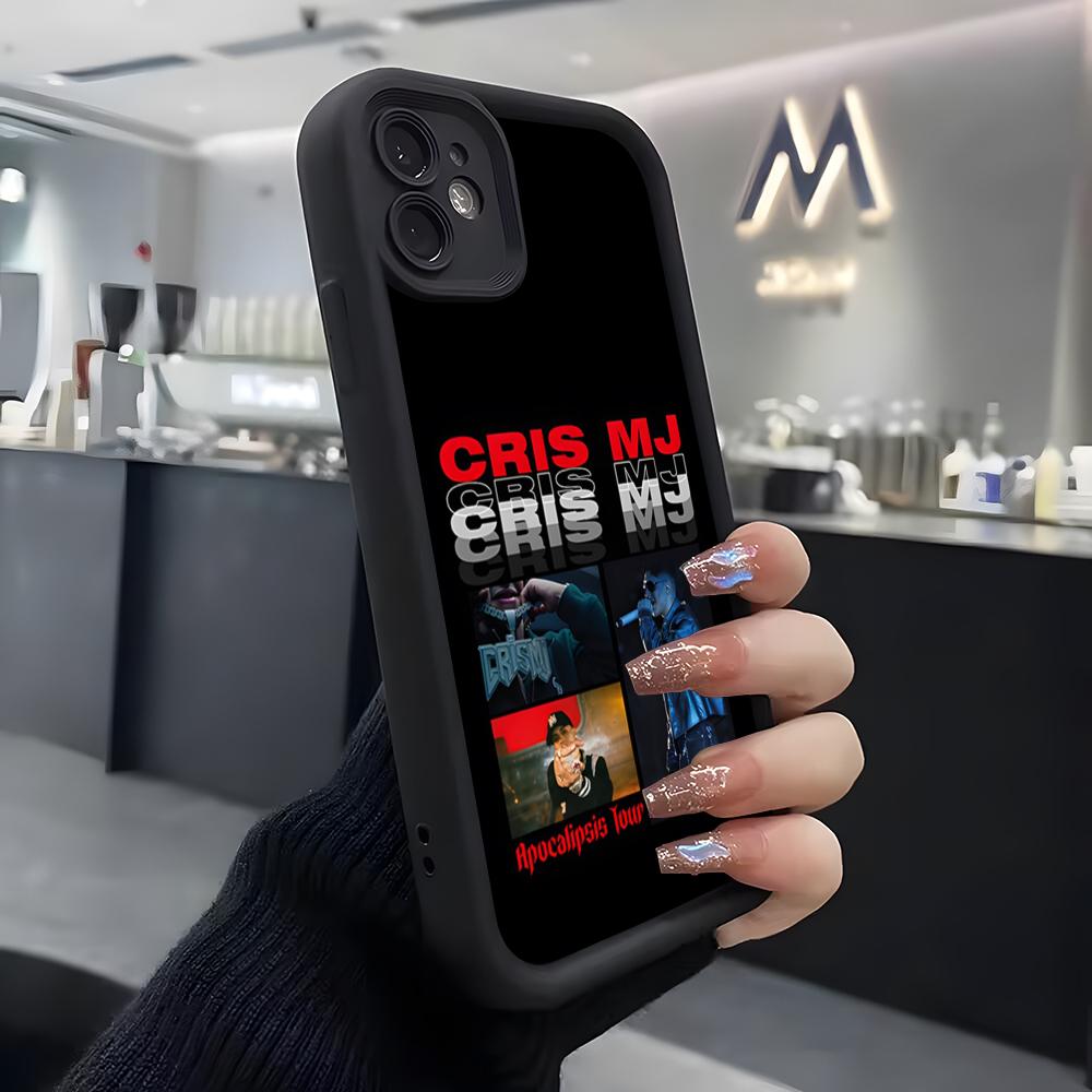 Чехол для телефона рэпера Cris MJ для IPhone Air 17 Pro Max 16 E 15 14 Pro Max 13 12 11 Mini Plus Мягкий силиконовый черный чехол