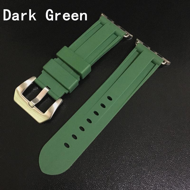 Силиконовый ремешок для Apple Watch ремешок 42 мм/38 мм iwatch 4/3 ремешок 44 мм/40 мм спортивный браслет резиновый ремешок для часов apple watch 4 3 2 1