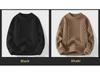 Men's Autumn/Winter Casual Twisted Sweater - Light Mature Style, Solid Color, Round Neck Pullover