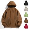 Spring And Autumn Outdoor Punching Jacket Men And Women Windproof Solid Colour Mountaineering Clothing Travel Jacket Coat