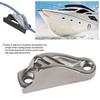 Silver Rope Line Clamp 316 Stainless Steel Rope Cam Cleat Boat Clam Cleat  Sailing Equipment