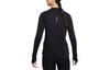 Nike Solid Color Fleece Lined Crew Neck Logo Micro Label Running Thumb Loop Crew Neck Long Sleeved Slim Fit Tight Fit DD6780-010