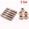 5 Sets Stud Kit M10x1.25 For Mitsubishi DSM 1G EVO1~10 Turbos Turbo Stainless Steel