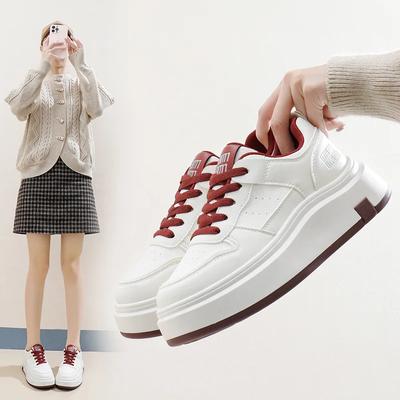 Женская обувь Низкие повседневные туфли на платформе Модные повседневные кроссовки на шнуровке Противоскользящие новинки весны 2025 года Zapatillas Mujer