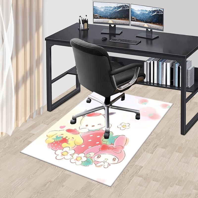 Anime Cartoon Design Chair Mat - Non-Slip Carpet for Office Chairs, Home Decor, Living Room, Bedroom, Game Room & Dormitory (Seasonal Gift).E084