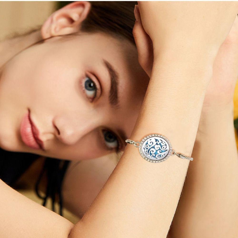 Ювелирный подарок Открывающийся медальон Аромадиффузор Браслет Открывающийся Ароматерапевтический браслет для духов